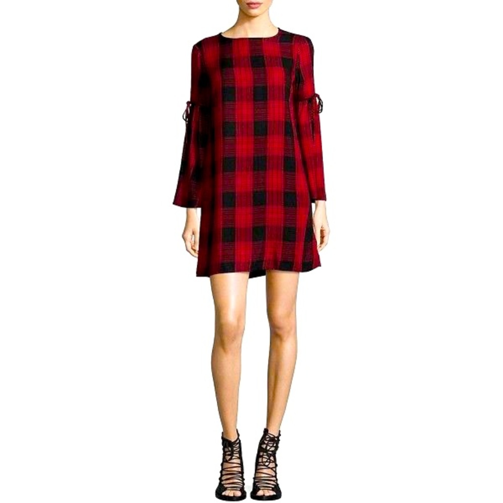 Beachlunchlounge Taya Buffalo Plaid Dress